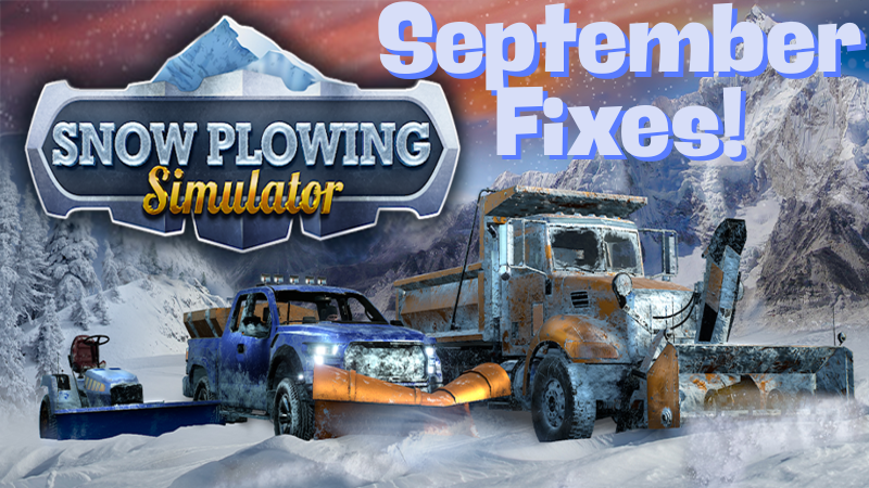 Snow Plowing Simulator Update Addresses Bugs and Enhances Gameplay
