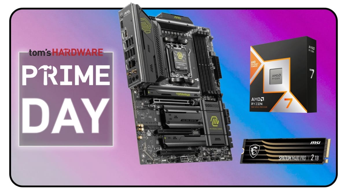 MSI Gaming Bundle: Get AMD's Ryzen 7 9800X3D for $400 with MSI X870 Tomahawk WiFi Motherboard - Prime Day Special!
