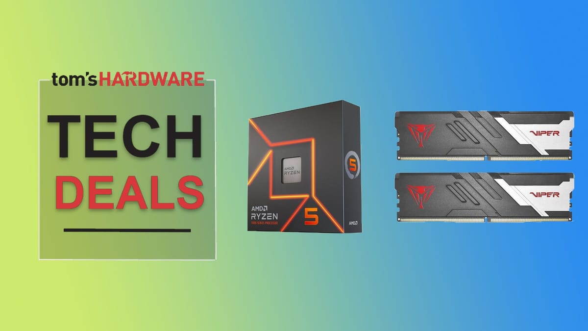 Grab this PC gaming bundle that pairs AMD’s Ryzen 5 7600X with fast 32GB DDR5‑6000 memory and a 240mm AIO for just $414.99 - save $220 on a budget AM5 build