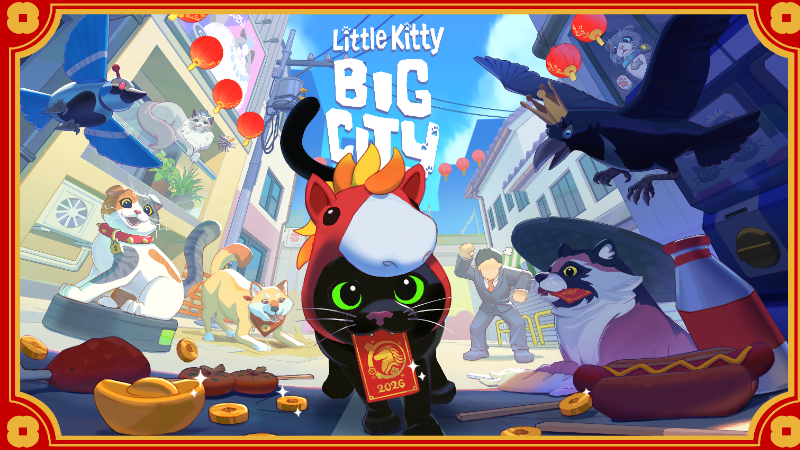 Little Kitty, Big City - Free Lunar New Year Content & New Features Press Release